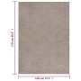 Alfombra de pelo largo beige 120x170 cm de vidaXL, Alfombras - Ref: Foro24-342142, Precio: 52,55 €, Descuento: %