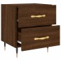 Brown oak engineered wood bedside table 40x35x47.5 cm by vidaXL, Nightstands - Ref: Foro24-827274, Price: 33,31 €, Discount: %