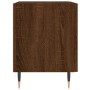 Brown oak engineered wood bedside table 40x35x47.5 cm by vidaXL, Nightstands - Ref: Foro24-827274, Price: 33,31 €, Discount: %