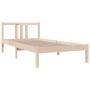 Bettrahmen aus Massivholz 90x190 cm von vidaXL, Betten und Lattenroste - Ref: Foro24-814849, Preis: 80,24 €, Rabatt: %