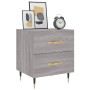 Bedside tables 2 units engineered wood gray Sonoma 40x35x47.5 cm by vidaXL, Nightstands - Ref: Foro24-827273, Price: 80,86 €,...