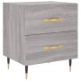 Bedside tables 2 units engineered wood gray Sonoma 40x35x47.5 cm by vidaXL, Nightstands - Ref: Foro24-827273, Price: 80,86 €,...