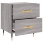 Bedside tables 2 units engineered wood gray Sonoma 40x35x47.5 cm by vidaXL, Nightstands - Ref: Foro24-827273, Price: 80,86 €,...