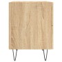 Bedside table 2 units engineered wood Sonoma oak 40x35x47.5 cm by vidaXL, Nightstands - Ref: Foro24-827299, Price: 76,07 €, D...