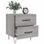 Mesitas noche 2 uds madera ingeniería gris Sonoma 40x35x47,5 cm de vidaXL, Mesitas de noche - Ref: Foro24-827305, Precio: 78,...