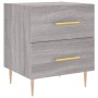 Sonoma gray engineered wood bedside table 40x35x47.5 cm by vidaXL, Nightstands - Ref: Foro24-827288, Price: 44,95 €, Discount: %