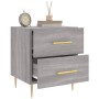 Sonoma gray engineered wood bedside table 40x35x47.5 cm by vidaXL, Nightstands - Ref: Foro24-827288, Price: 44,95 €, Discount: %