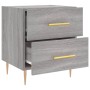 Sonoma gray engineered wood bedside table 40x35x47.5 cm by vidaXL, Nightstands - Ref: Foro24-827288, Price: 44,95 €, Discount: %