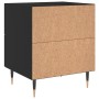 Mesita de noche madera de ingeniería negro 40x35x47,5 cm de vidaXL, Mesitas de noche - Ref: Foro24-827262, Precio: 51,34 €, D...