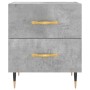 Nightstand 2 pcs concrete gray engineered wood 40x35x47.5cm by vidaXL, Nightstands - Ref: Foro24-827269, Price: 83,41 €, Disc...