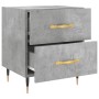 Nightstand 2 pcs concrete gray engineered wood 40x35x47.5cm by vidaXL, Nightstands - Ref: Foro24-827269, Price: 83,41 €, Disc...