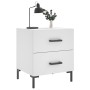 Nightstands 2 pcs engineered wood white 40x35x47.5 cm by vidaXL, Nightstands - Ref: Foro24-827309, Price: 93,21 €, Discount: %