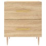 Mesita noche 2 uds madera ingeniería roble Sonoma 40x35x47,5 cm de vidaXL, Mesitas de noche - Ref: Foro24-827283, Precio: 97,...