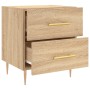 Nightstand 2 pcs engineered wood Sonoma oak 40x35x47.5 cm by vidaXL, Nightstands - Ref: Foro24-827283, Price: 97,21 €, Discou...