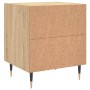 Mesita de noche madera de ingeniería roble Sonoma 40x35x47,5 cm de vidaXL, Mesitas de noche - Ref: Foro24-827266, Precio: 47,...