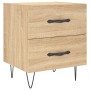 Mesita de noche madera de ingeniería roble Sonoma 40x35x47,5 cm de vidaXL, Mesitas de noche - Ref: Foro24-827298, Precio: 43,...