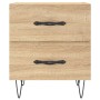 Mesita de noche madera de ingeniería roble Sonoma 40x35x47,5 cm de vidaXL, Mesitas de noche - Ref: Foro24-827298, Precio: 43,...