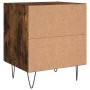 Smoked oak engineered wood bedside table 40x35x47.5 cm by vidaXL, Nightstands - Ref: Foro24-827302, Price: 31,73 €, Discount: %