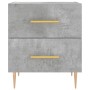 Mesita noche 2 uds madera ingeniería gris hormigón 40x35x47,5cm de vidaXL, Mesitas de noche - Ref: Foro24-827285, Precio: 97,...