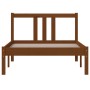 Estructura de cama madera maciza marrón miel 90x190 cm de vidaXL, Camas y somieres - Ref: Foro24-814852, Precio: 81,15 €, Des...