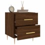 Nightstand 2 pcs oak brown engineered wood 40x35x47.5 cm by vidaXL, Nightstands - Ref: Foro24-827291, Price: 81,81 €, Discoun...