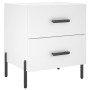 Nightstands 2 pcs engineered wood white 40x35x47.5 cm by vidaXL, Nightstands - Ref: Foro24-827325, Price: 102,03 €, Discount: %