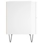 Glossy white engineered wood bedside table 40x35x47.5cm by vidaXL, Nightstands - Ref: Foro24-827296, Price: 47,15 €, Discount: %