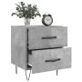 Mesita noche 2 uds madera ingeniería gris hormigón 40x35x47,5cm de vidaXL, Mesitas de noche - Ref: Foro24-827301, Precio: 76,...