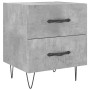 Mesita noche 2 uds madera ingeniería gris hormigón 40x35x47,5cm de vidaXL, Mesitas de noche - Ref: Foro24-827301, Precio: 76,...