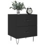 Nightstands 2 pcs black engineered wood 40x35x47.5 cm by vidaXL, Nightstands - Ref: Foro24-827295, Price: 79,24 €, Discount: %