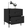 Nightstands 2 pcs black engineered wood 40x35x47.5 cm by vidaXL, Nightstands - Ref: Foro24-827311, Price: 94,48 €, Discount: %