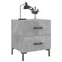 Bedside table 2 units in gray concrete engineered wood 40x35x47.5cm by vidaXL, Nightstands - Ref: Foro24-827317, Price: 86,31...