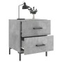 Bedside table 2 units in gray concrete engineered wood 40x35x47.5cm by vidaXL, Nightstands - Ref: Foro24-827317, Price: 85,99...