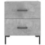 Mesita noche 2 uds madera ingeniería gris hormigón 40x35x47,5cm de vidaXL, Mesitas de noche - Ref: Foro24-827317, Precio: 86,...