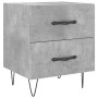 Concrete gray engineered wood bedside table 40x35x47.5 cm by vidaXL, Nightstands - Ref: Foro24-827300, Price: 43,99 €, Discou...