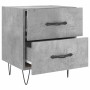 Concrete gray engineered wood bedside table 40x35x47.5 cm by vidaXL, Nightstands - Ref: Foro24-827300, Price: 43,99 €, Discou...