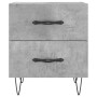 Concrete gray engineered wood bedside table 40x35x47.5 cm by vidaXL, Nightstands - Ref: Foro24-827300, Price: 43,99 €, Discou...