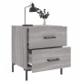 Nightstands 2 pcs Sonoma gray engineered wood 40x35x47.5 cm by vidaXL, Nightstands - Ref: Foro24-827321, Price: 72,95 €, Disc...