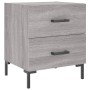 Mesitas noche 2 uds madera ingeniería gris Sonoma 40x35x47,5 cm de vidaXL, Mesitas de noche - Ref: Foro24-827321, Precio: 72,...