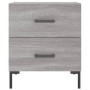 Mesitas noche 2 uds madera ingeniería gris Sonoma 40x35x47,5 cm de vidaXL, Mesitas de noche - Ref: Foro24-827321, Precio: 72,...