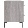 Mesitas noche 2 uds madera ingeniería gris Sonoma 40x35x47,5 cm de vidaXL, Mesitas de noche - Ref: Foro24-827321, Precio: 72,...