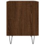 Brown oak engineered wood bedside table 40x35x47.5 cm by vidaXL, Nightstands - Ref: Foro24-827306, Price: 57,93 €, Discount: %