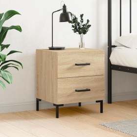 Sonoma oak engineered wood bedside table 40x35x47.5 cm by vidaXL, Nightstands - Ref: Foro24-827314, Price: 47,99 €, Discount: %