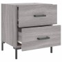 Bedside table in gray Sonoma engineered wood, 40x35x47.5 cm by vidaXL, Nightstands - Ref: Foro24-827320, Price: 49,37 €, Disc...