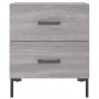 Bedside table in gray Sonoma engineered wood, 40x35x47.5 cm by vidaXL, Nightstands - Ref: Foro24-827320, Price: 49,37 €, Disc...