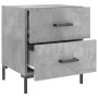 Concrete gray engineered wood bedside table 40x35x47.5 cm by vidaXL, Nightstands - Ref: Foro24-827316, Price: 47,99 €, Discou...