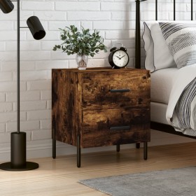 Engineered smoked oak wood bedside table 40x35x47.5 cm by vidaXL, Nightstands - Ref: Foro24-827334, Price: 37,99 €, Discount: %