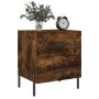 Engineered smoked oak wood bedside table 40x35x47.5 cm by vidaXL, Nightstands - Ref: Foro24-827334, Price: 37,95 €, Discount: %