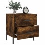 Engineered smoked oak wood bedside table 40x35x47.5 cm by vidaXL, Nightstands - Ref: Foro24-827334, Price: 37,95 €, Discount: %