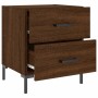 Engineered wood brown oak bedside table 40x35x47.5 cm by vidaXL, Nightstands - Ref: Foro24-827322, Price: 49,37 €, Discount: %